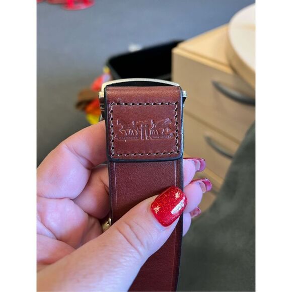 Levi’s Brown Black Convertible Twist Buckle Belt sz L 38-40 - Picture 7 of 7